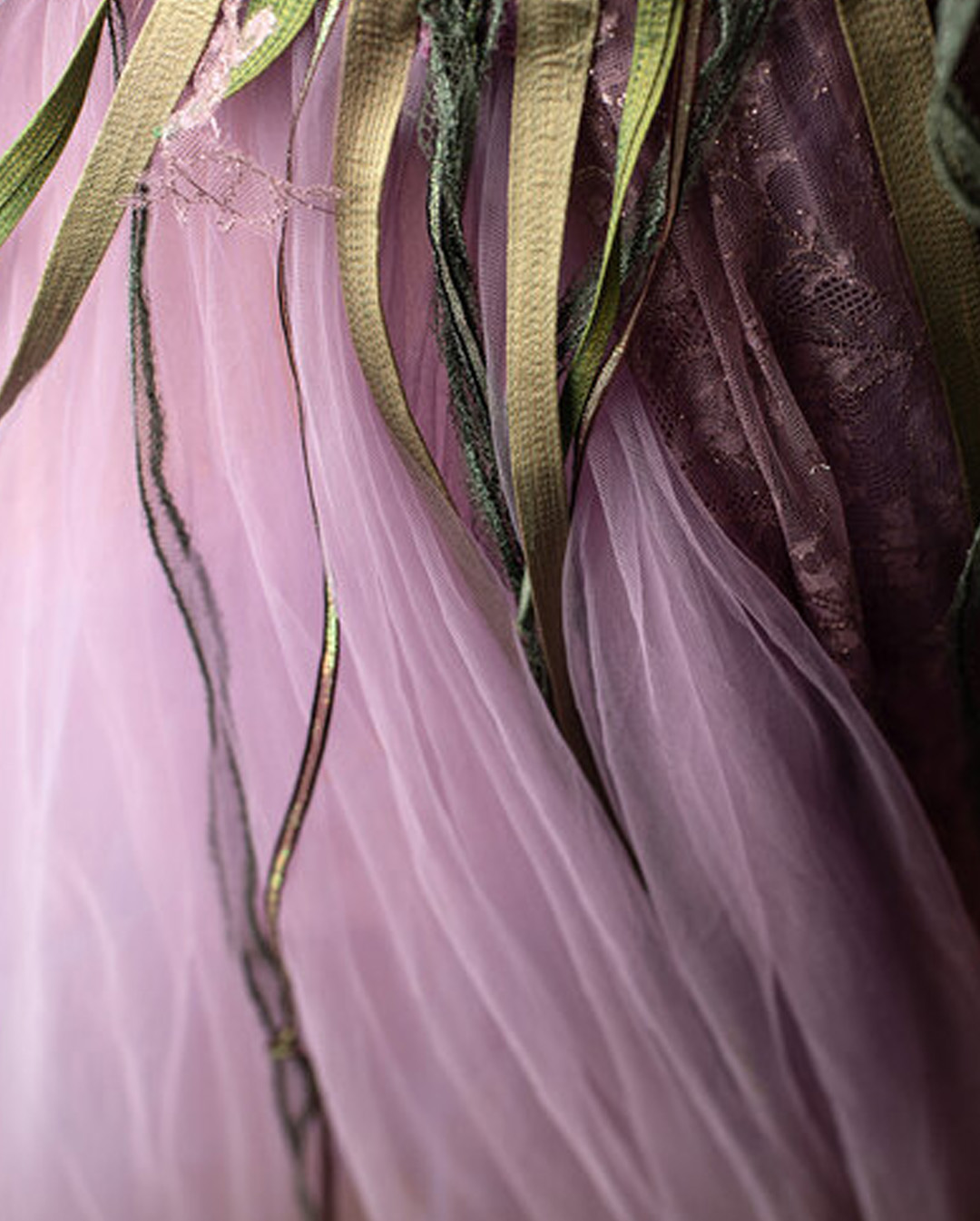 Robe florale, Sylvie Facon, "Robe Bouquet d'Iris"